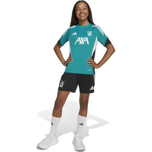 adidas Liverpool Trainingsset Europees 2025-2026 Kids Groen Zwart Wit