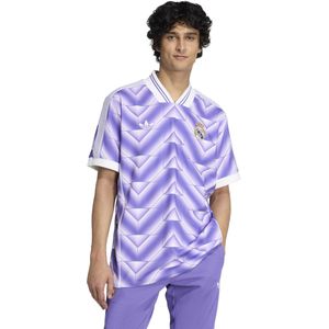 adidas Real Madrid Lifestyler T-Shirt Paars Wit