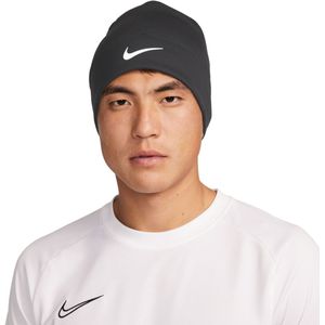 Nike Peak Beanie Donkergrijs Wit