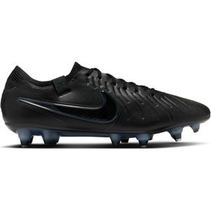 Nike Tiempo Legend 10 Elite IJzeren-Nop Voetbalschoenen (SG) Anti-Clog Zwart Donkergroen