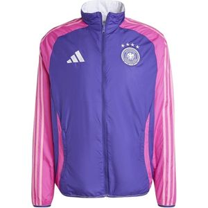 adidas Duitsland Anthem Trainingsjack Reversible 2024-2026 Paars Roze Wit Zwart