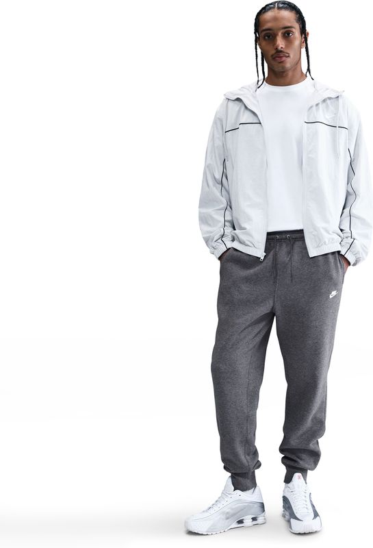 Nike - Sportswear Club Fleece - Joggingbroek - Donkergrijs - Wit