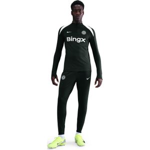 Nike Chelsea Strike Trainingspak 1/4-Zip 2025-2026 Donkergroen Wit