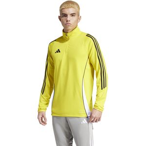 adidas - Tiro 24 - Trainingstrui - Geel Zwart Wit - 1/4-Zip
