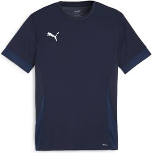 PUMA teamGOAL Matchday Voetbalshirt Donkerblauw Wit