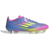 adidas - F50 Elite - Voetbalschoenen - Blauw Neongeel Roze - Synthetisch