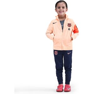 Nike - FC Barcelona Strike - Trainingspak - Oranje Donkerblauw - Full-Zip 2025-2026 Kleuters