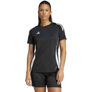 adidas Tiro 24 Trainingsshirt Dames Zwart Wit