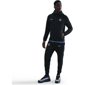 Nike Chelsea Tech Fleece Trainingspak Full-Zip 2025-2026 Zwart Wit