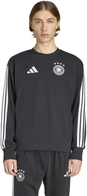 adidas Duitsland DNA Crew Sweater 2026-2028 Zwart Wit