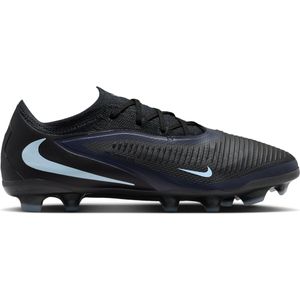 Nike Phantom 6 Low Pro Gras / Kunstgras Voetbalschoenen (MG) Kids Zwart Lichtblauw