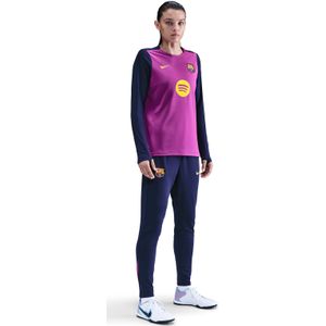 NIKE - fcb w nk df strk crew top k - Trainingshirt - Paars - Lange Mouw Dames