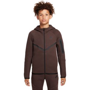 Nike Tech Fleece Sportswear Vest Kids Donkerbruin Zwart