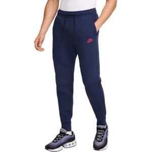 Nike Tech Fleece - Joggingbroek - Donkerblauw Rood Zwart - Sportbroeken