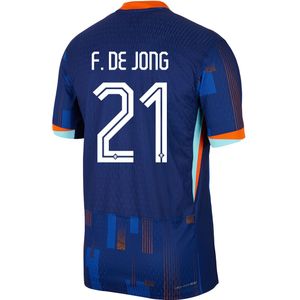 Nike Nederland F. de Jong 21 Uitshirt Authentic 2024-2026
