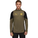 PUMA - Borussia Dortmund - Trainingstop - Groen/Zwart - Kwartrits - Heren
