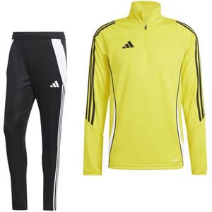 adidas Tiro 24 Trainingspak 1/4-Zip Geel Zwart Wit