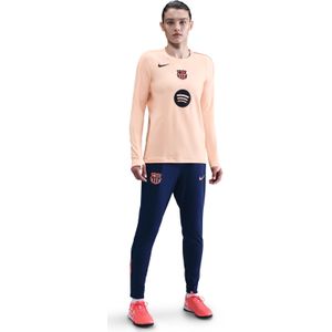Nike FC Barcelona Strike Trainingspak 2025-2026 Dames Oranje Donkerblauw