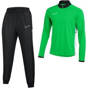 Nike Academy 25 Trainingspak 1/4-Zip Kids Groen Zwart Wit