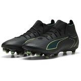 PUMA Ultra 6 Match+ High - Voetbalschoenen - Zwart Donkergroen Lichtgroen