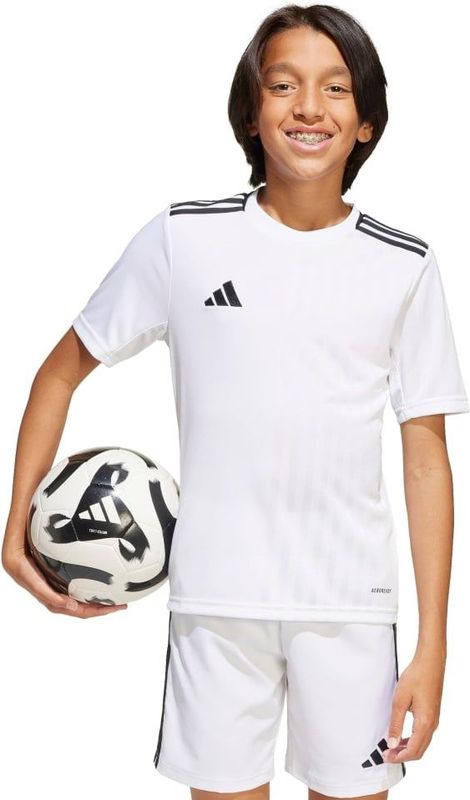 adidas Campeon 25 Voetbalshirt Kids Wit Zwart