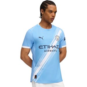 PUMA Manchester City Thuisshirt Authentic - Blauw - 100% Gerecycled Polyester