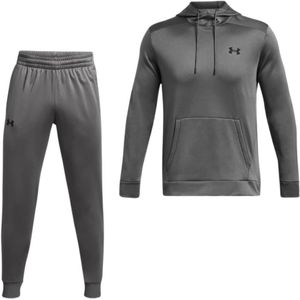 Under Armour Fleece Hoodie Joggingpak Grijs Zwart