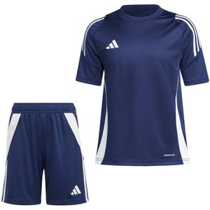 adidas Tiro 24 Trainingsset Kids Donkerblauw Wit