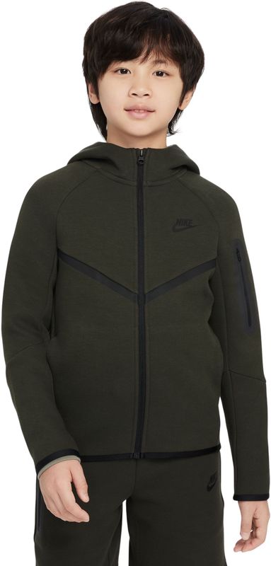 Nike Tech Fleece Sportswear Vest Kids Donkergroen Zwart