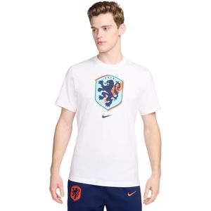 Nike Nederland Crest T-Shirt 2024-2026 Wit