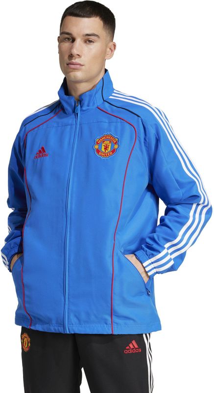 adidas Manchester United Urban Purist Trainingsjack Blauw Rood Wit