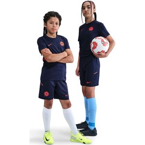 Nike Erling Haaland Academy 25 Trainingsset Kids Donkerblauw Felrood