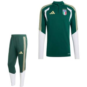 adidas Italië Trainingspak 1/4-Zip 2026-2028 Groen