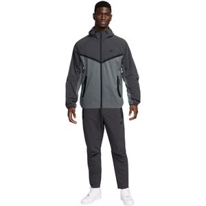 Nike Tech Sportswear Windrunner Woven Trainingspak Donkergrijs Grijs Zwart