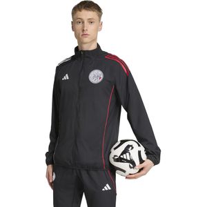 adidas - Ajax Presentatie Trainingsjack - Zwart Wit Rood - 2025-2026