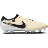 Nike Tiempo Legend 10 Elite IJzeren-Nop Voetbalschoenen (SG) Anti-Clog Geel Wit Zwart Goud