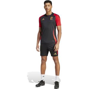adidas België Trainingsset 2024-2026 Zwart Rood Goud