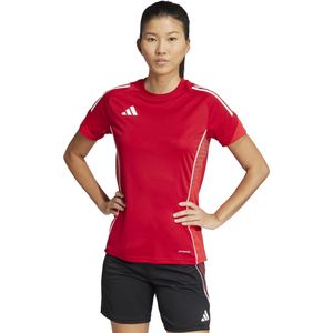 adidas Tiro 25 Competition Trainingsshirt Dames Rood Wit