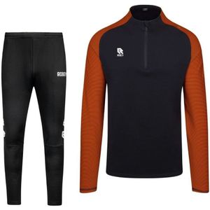 Robey Performance Half-Zip Trainingspak Zwart Oranje