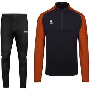 Robey Performance Half-Zip Trainingspak Zwart Oranje