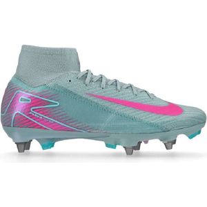 Nike - Zoom Mercurial Superfly 10 Elite - Voetbalschoenen - Lichtblauw Felroze - IJzeren Noppen