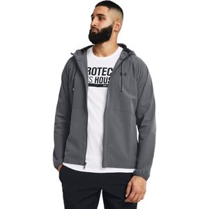 Under Armour Stretch Woven Hooded Vest Grijs Zwart