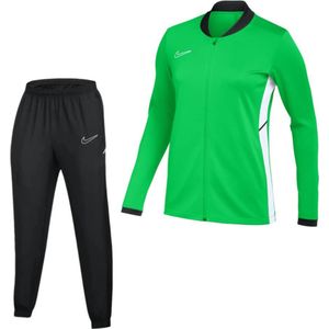 Nike Academy 25 Trainingspak Full-Zip Kids Groen Zwart Wit