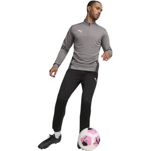 PUMA teamGOAL Trainingspak 1/4-Zip Grijs Zwart Wit