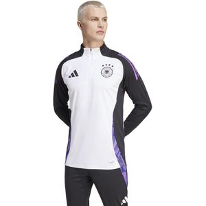 adidas Duitsland Trainingstrui 1/4-Zip 2024-2026 Wit Zwart Paars