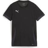 PUMA - Sporttop - Zwart-Wit-Grijs - Regular Fit - Korte Mouwen