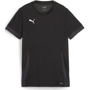 PUMA - Sporttop - Zwart-Wit-Grijs - Regular Fit - Korte Mouwen