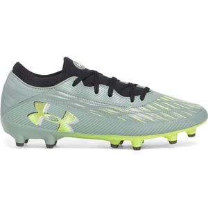 Under Armour Magnetico Pro 4.0 Gras Voetbalschoenen (FG) Lichtgroen Neongeel Zwart