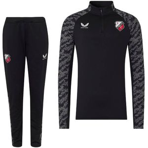 Castore FC Utrecht Trainingspak 1/4-Zip 2025-2026 Kids Zwart