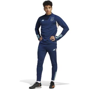 adidas Ajax Trainingspak 1/4-Zip 2023-2024 Donkerblauw Lichtblauw Lichtroze